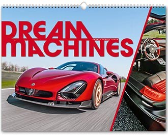 Dream Machines Wall Calendar