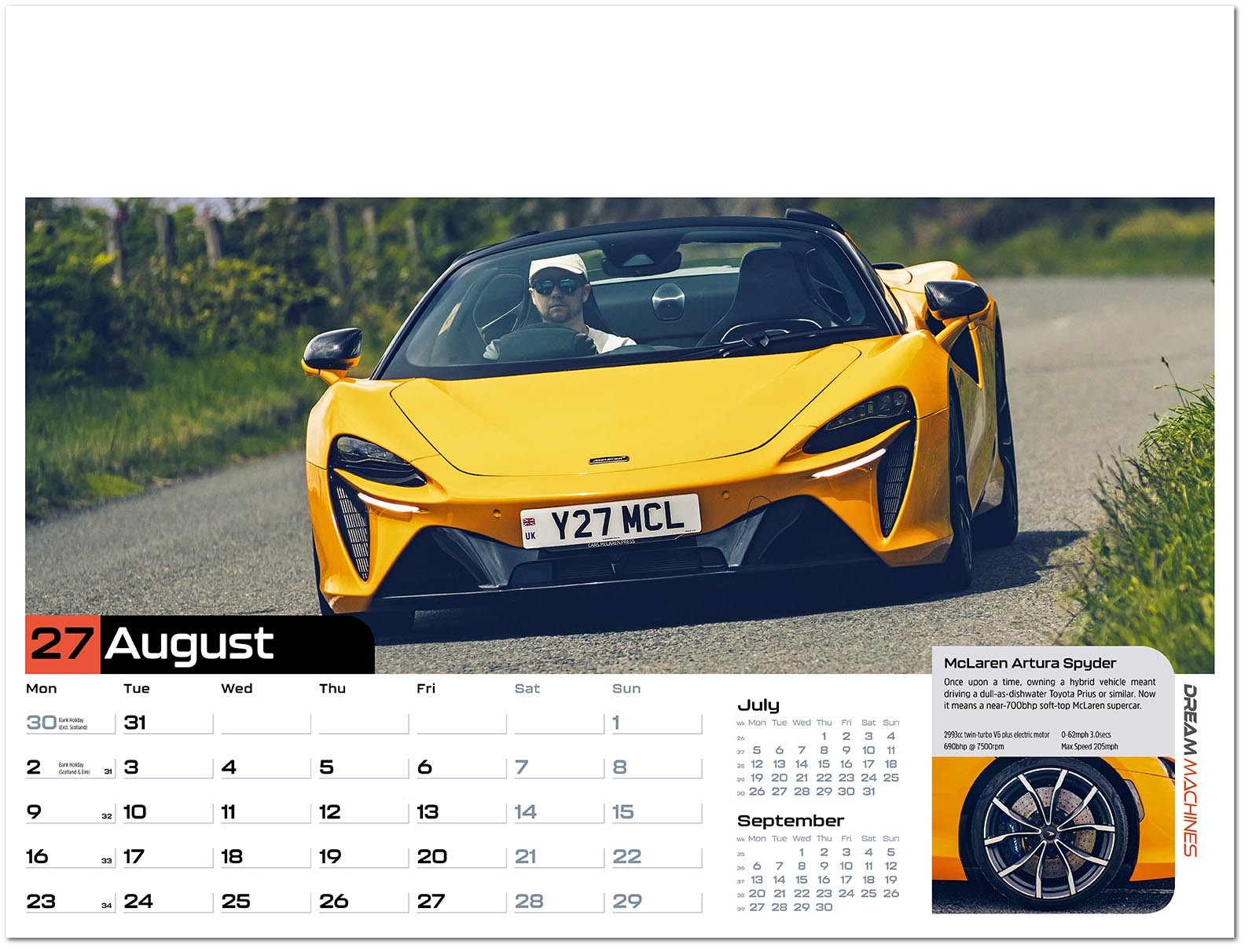 Dream Machines Wall Calendar