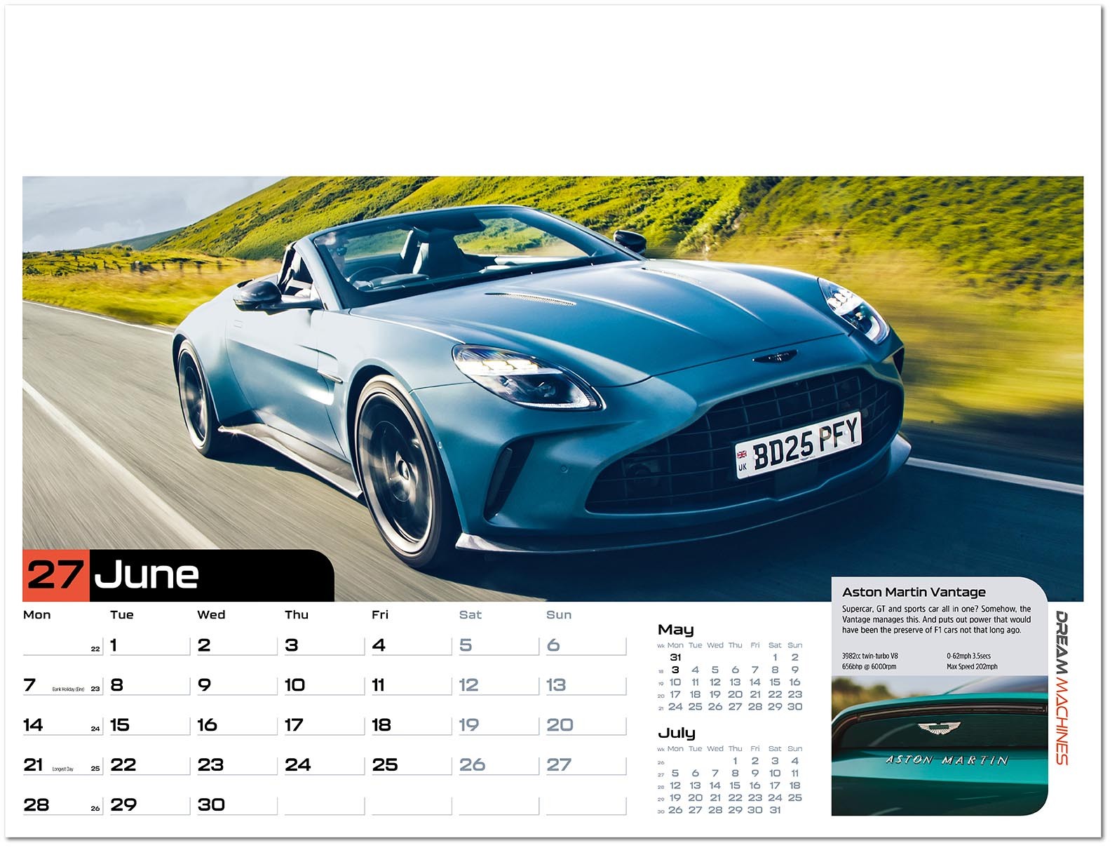 Dream Machines Wall Calendar