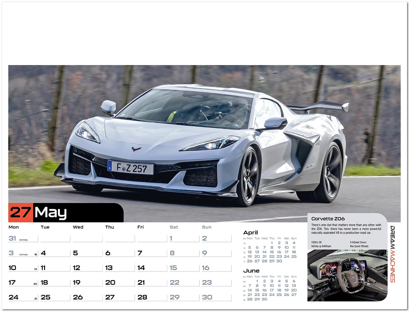 Dream Machines Wall Calendar