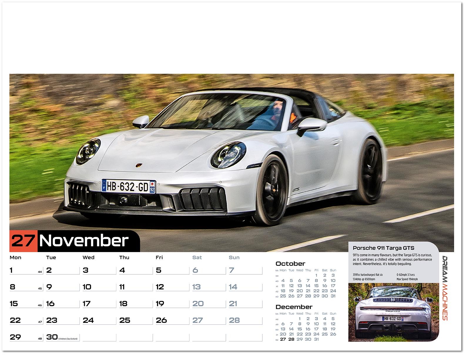 Dream Machines Wall Calendar