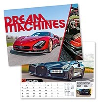 Dream Machines Wall Calendar