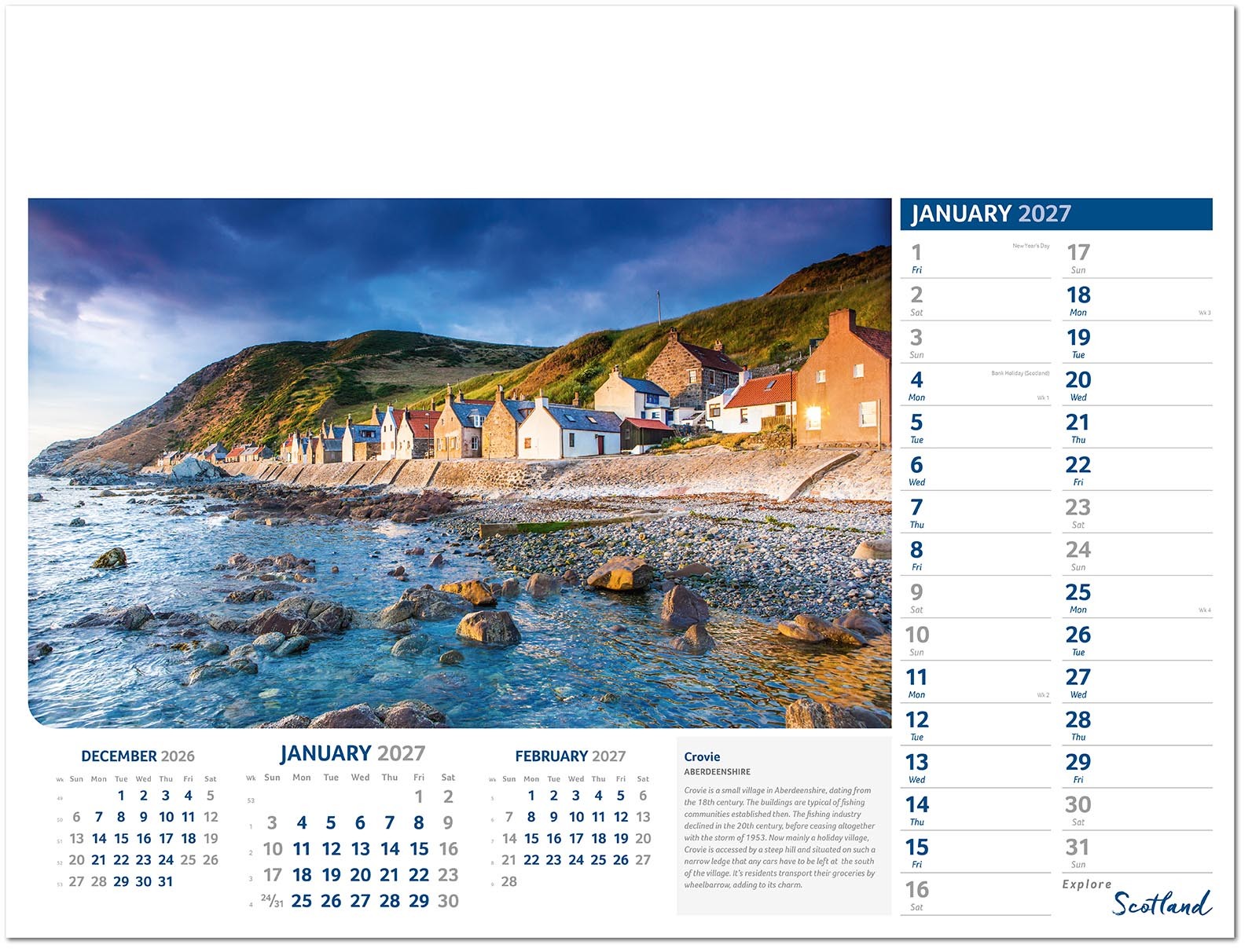 Explore Scotland Calendar