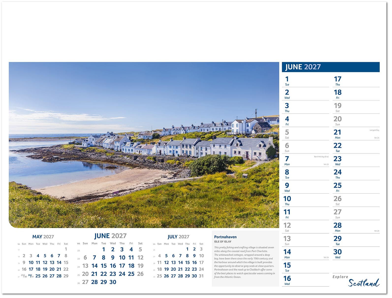 Explore Scotland Calendar
