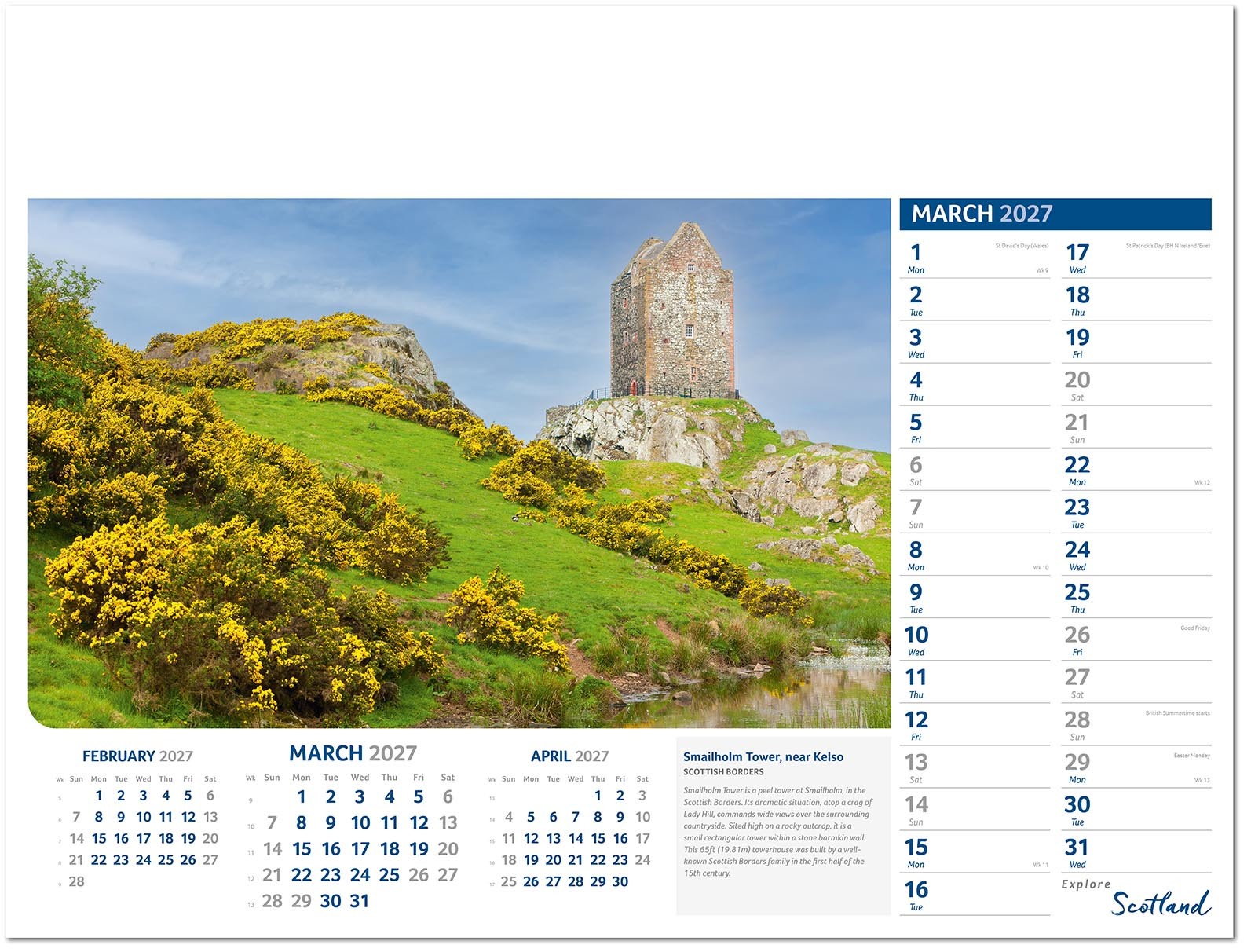 Explore Scotland Calendar