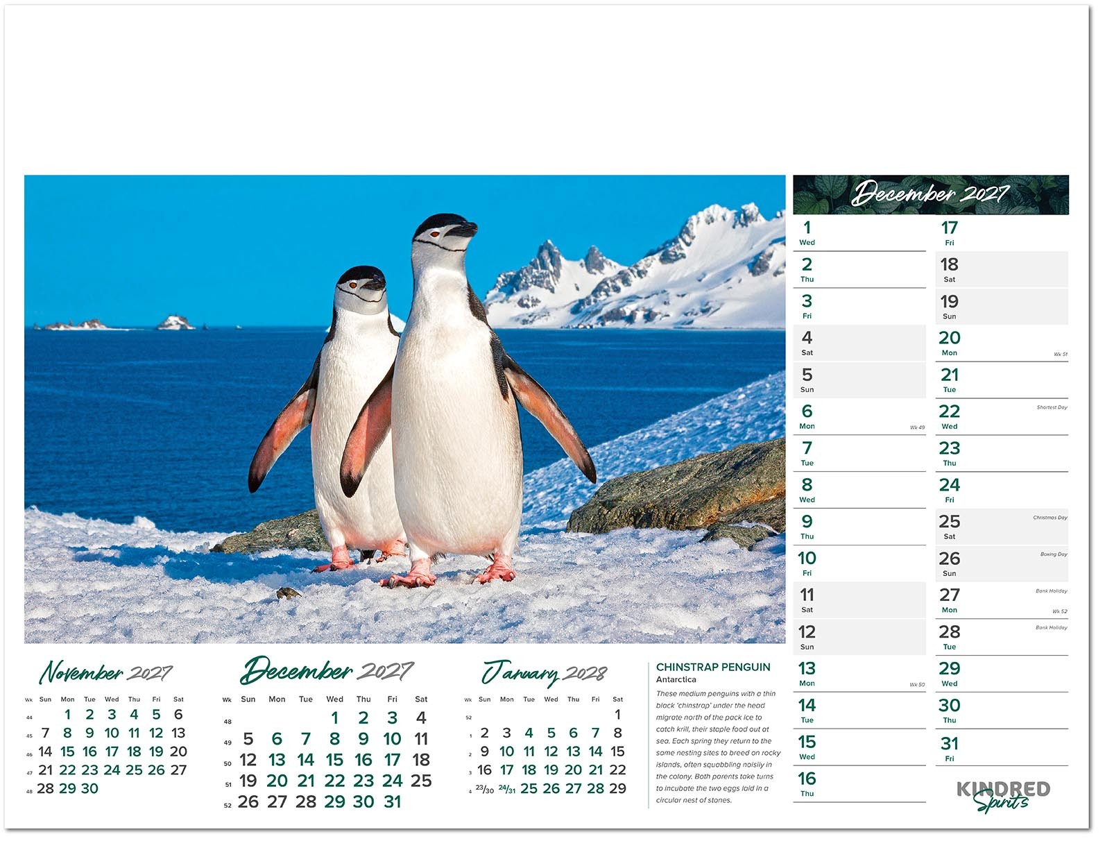 Kindred Spirits Calendar