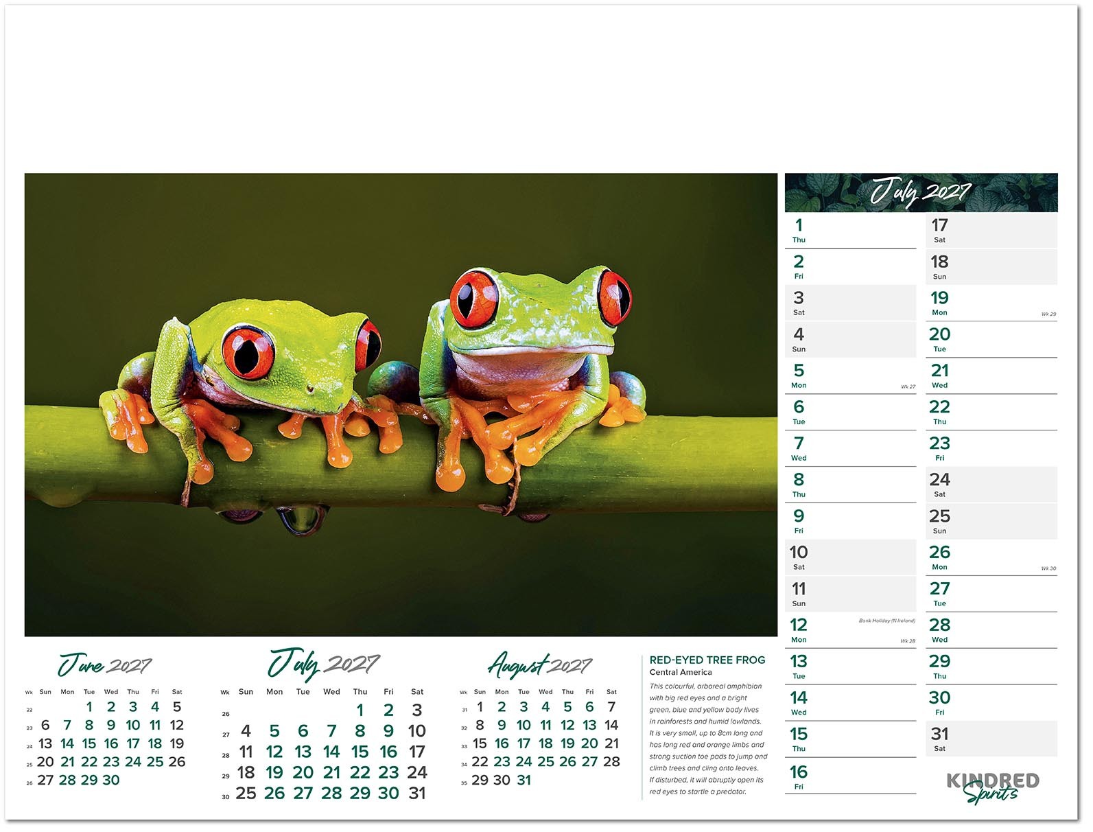 Kindred Spirits Calendar