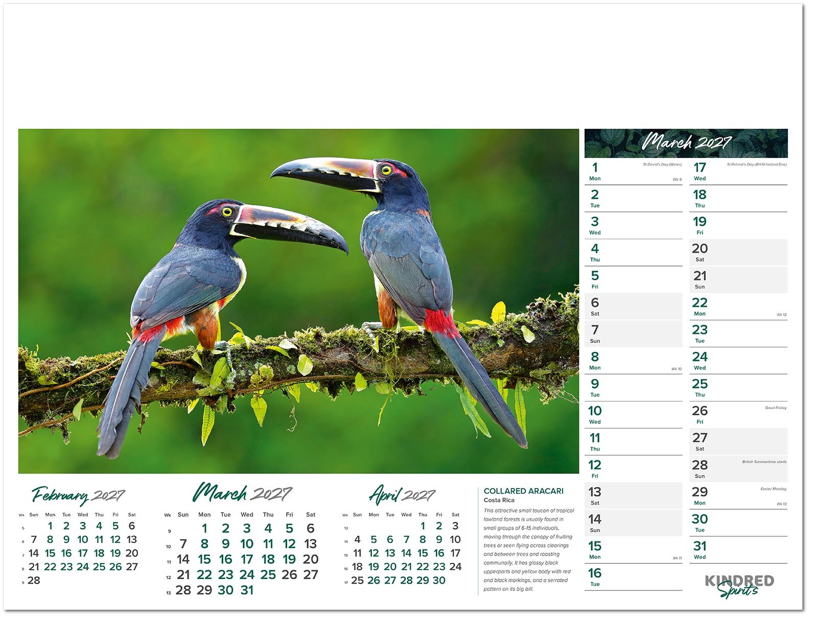 Kindred Spirits Calendar