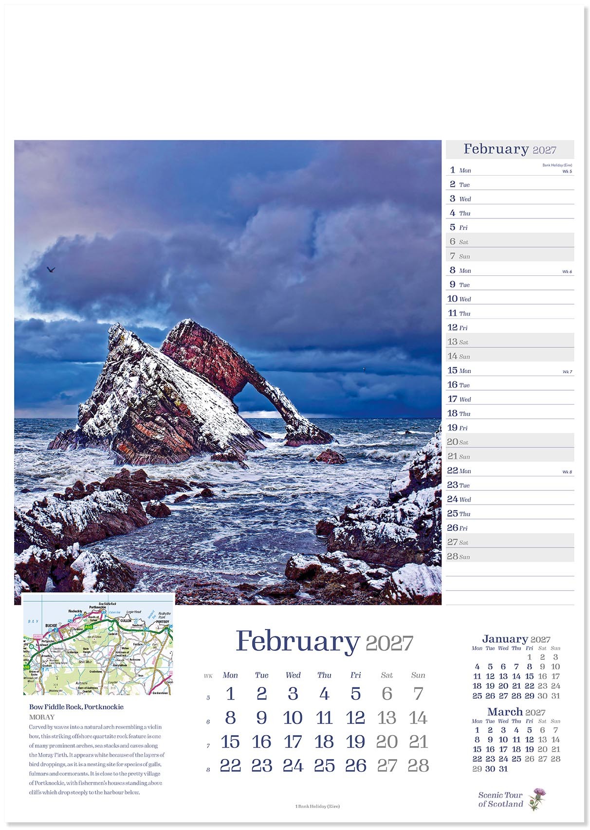 Scenic Tour of Scotland Calendar