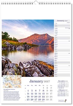 Scenic Tour of Scotland Calendar
