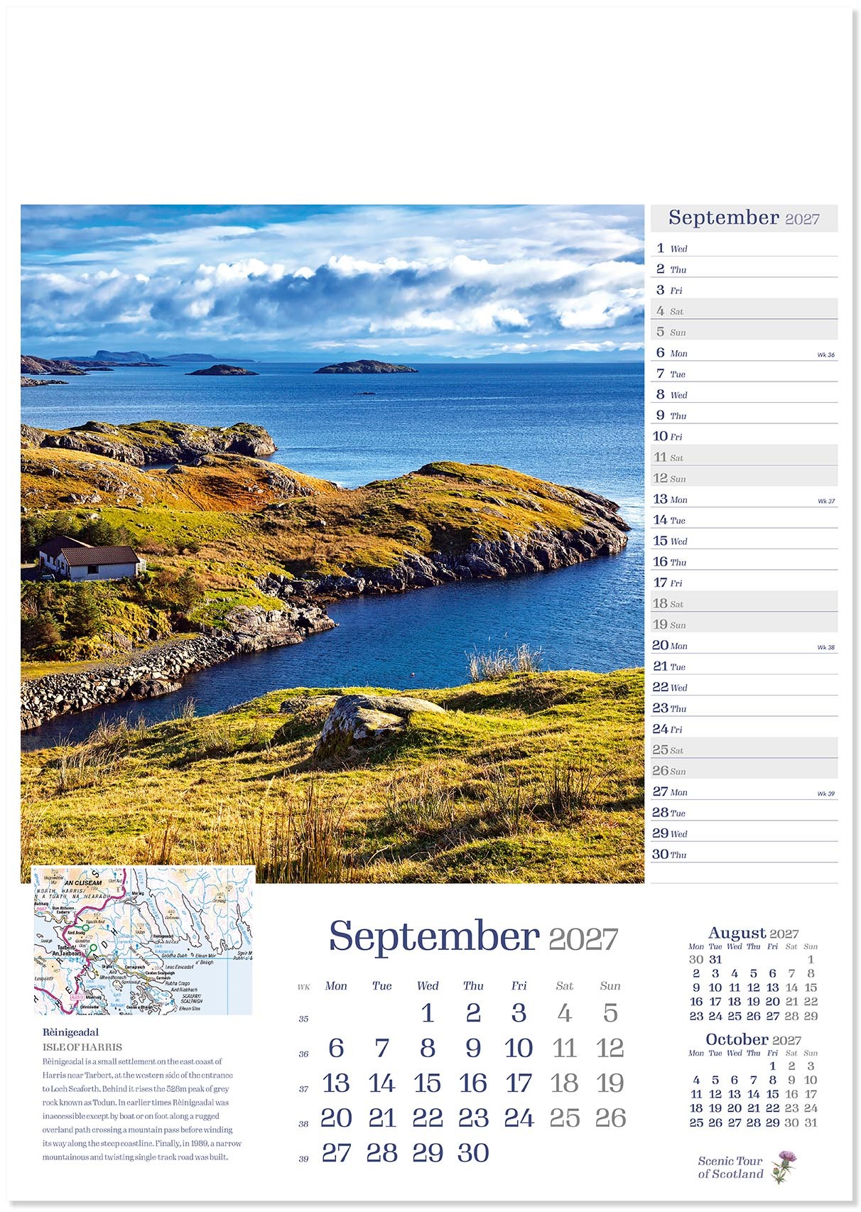 Scenic Tour of Scotland Calendar