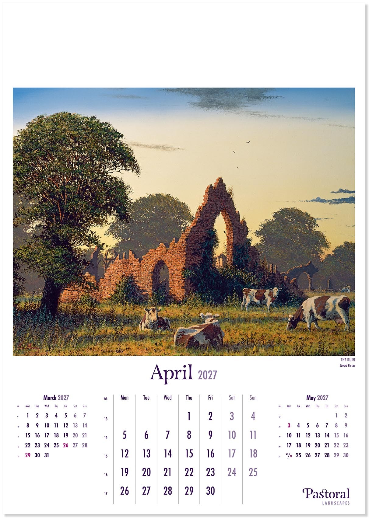 Pastoral Landscapes Calendar