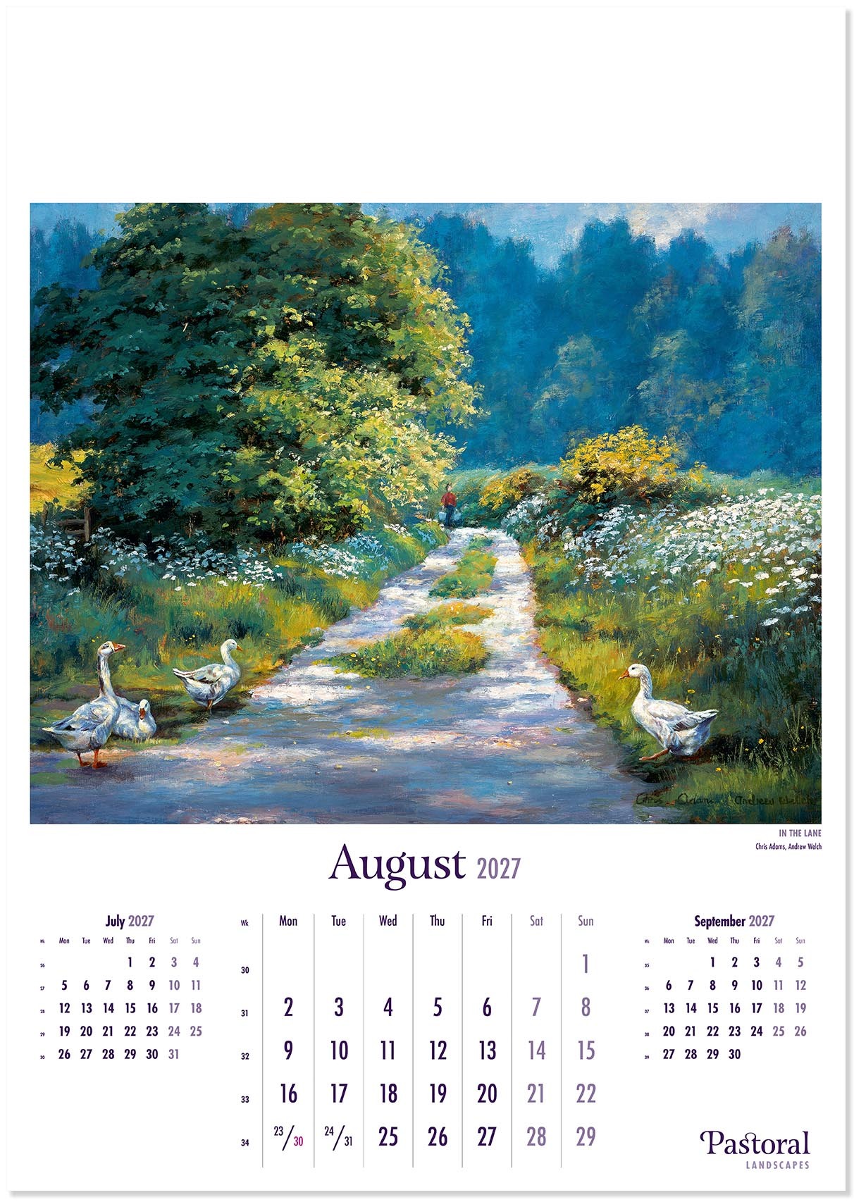 Pastoral Landscapes Calendar