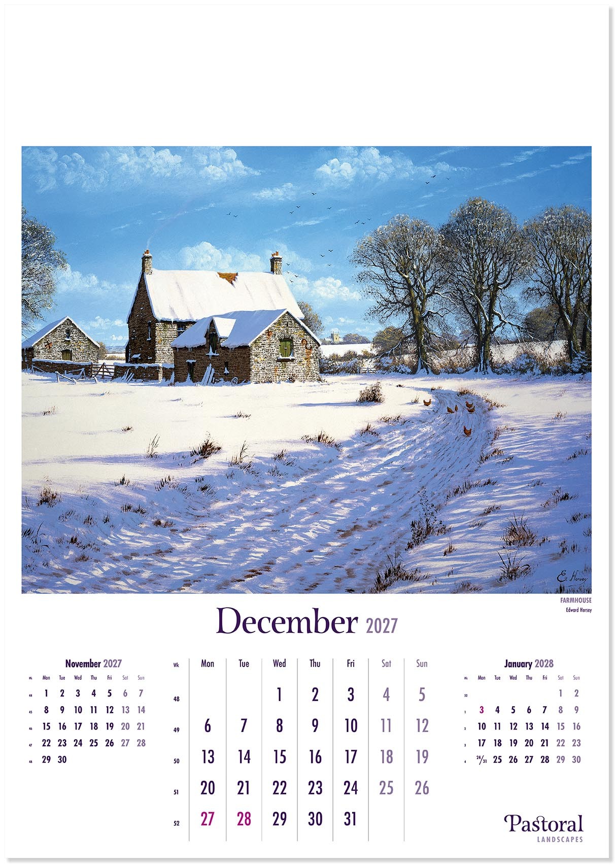 Pastoral Landscapes Calendar