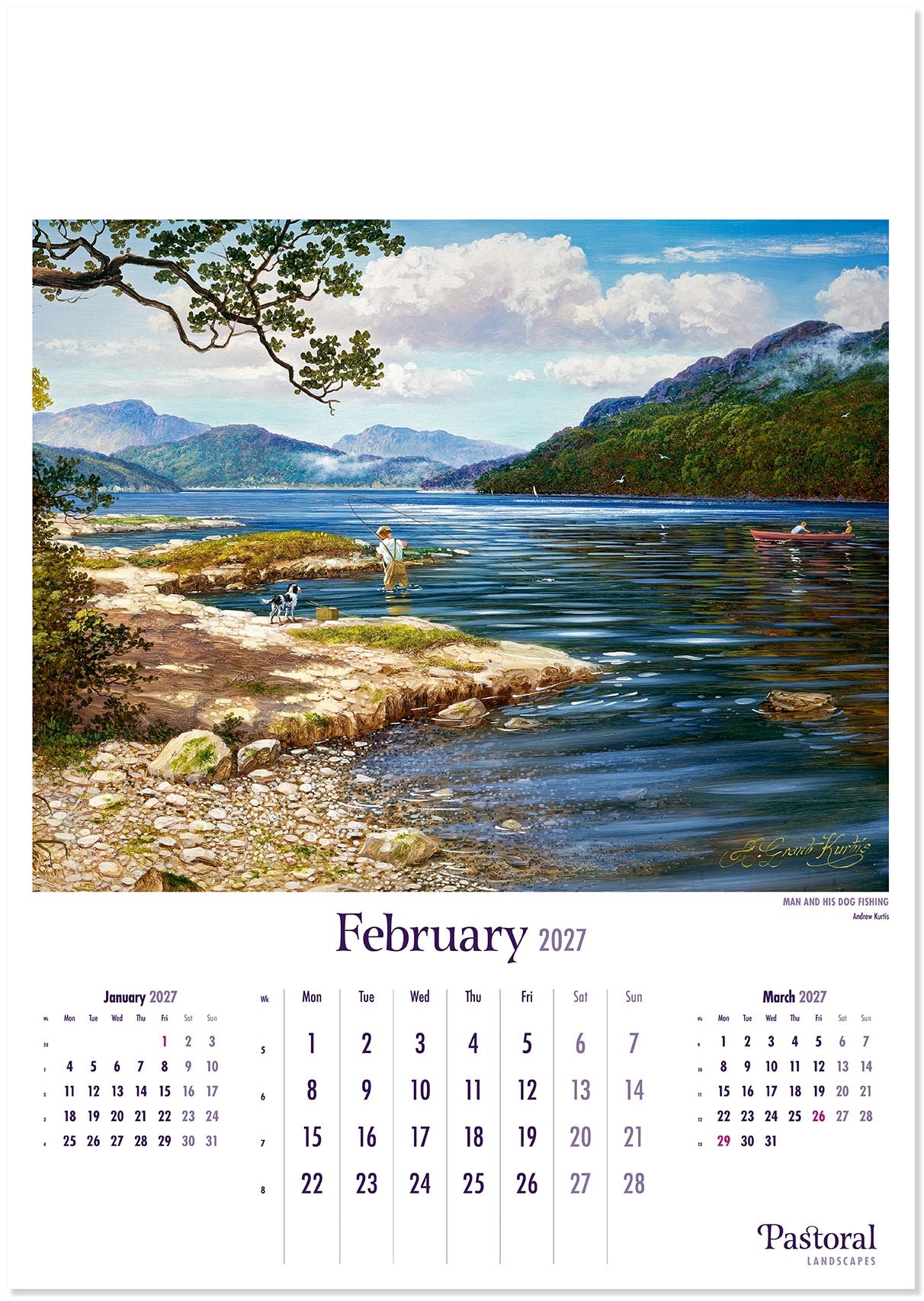 Pastoral Landscapes Calendar