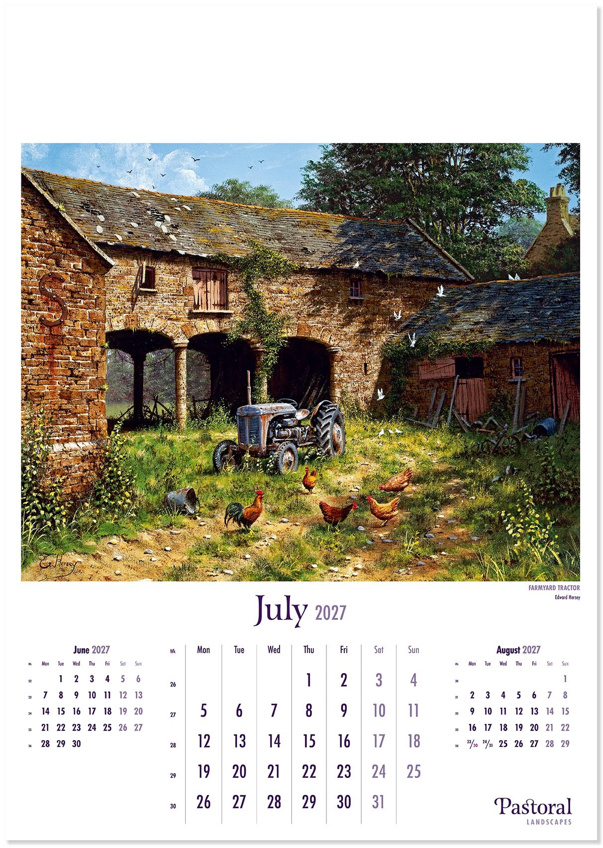 Pastoral Landscapes Calendar