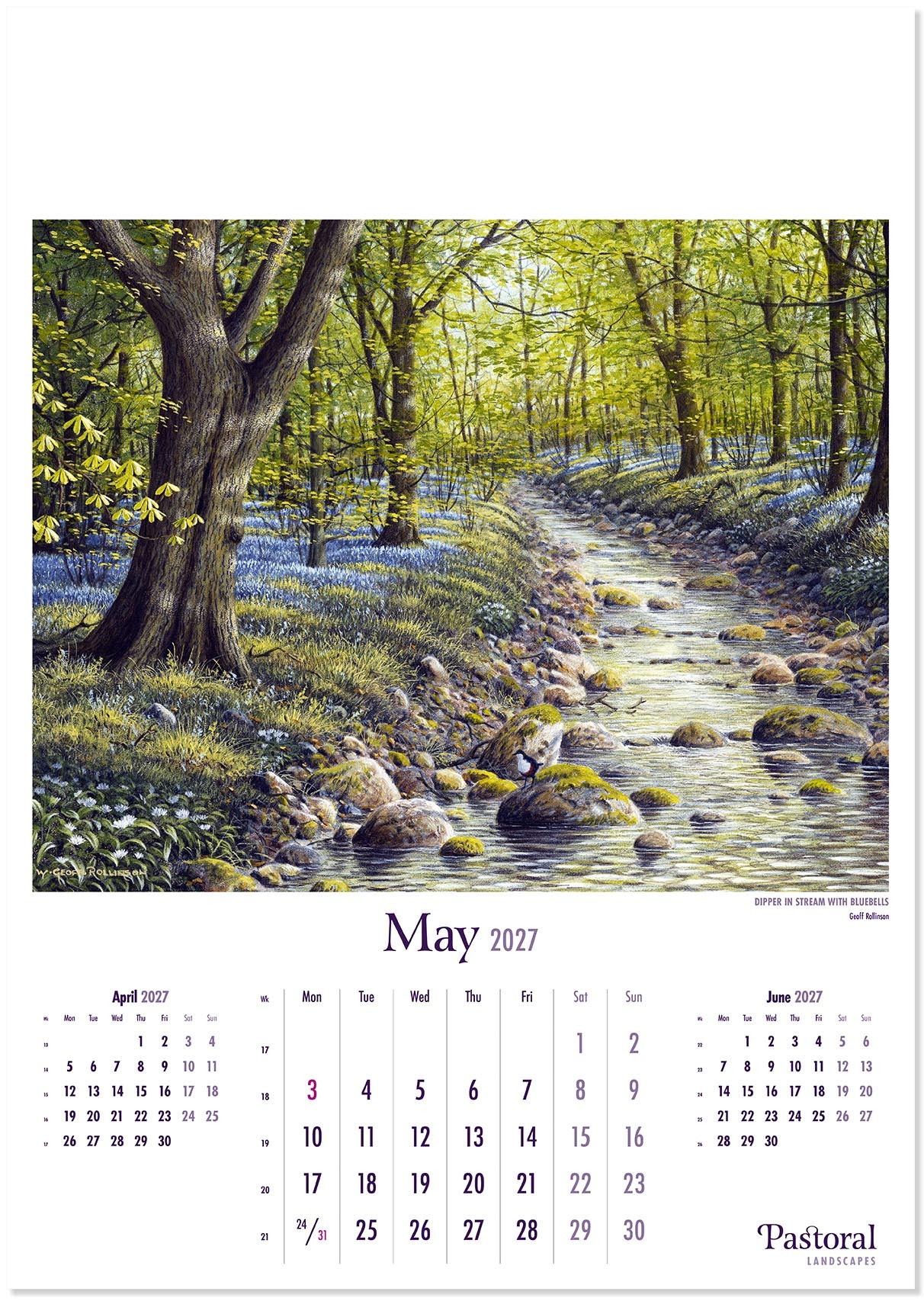 Pastoral Landscapes Calendar