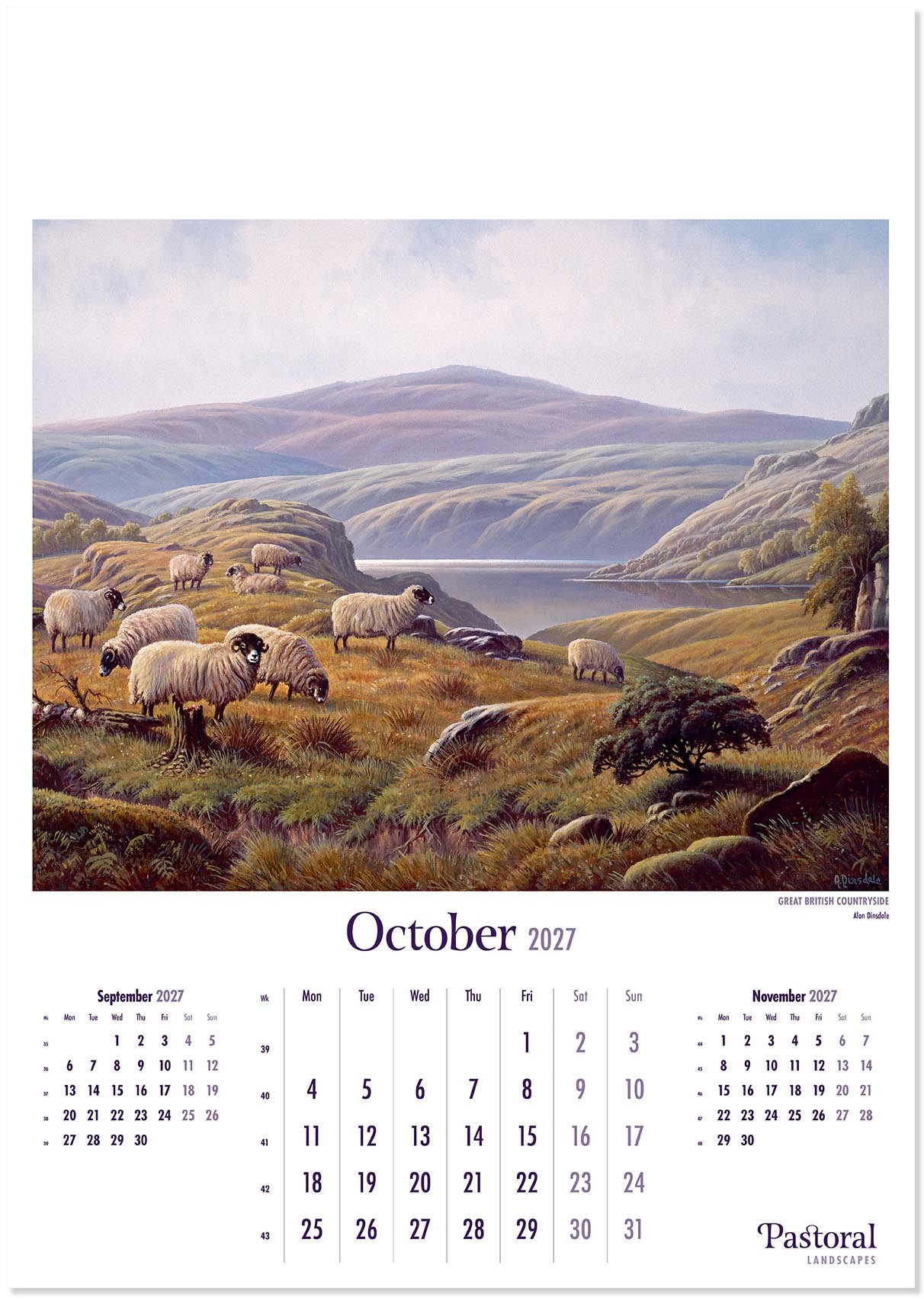 Pastoral Landscapes Calendar