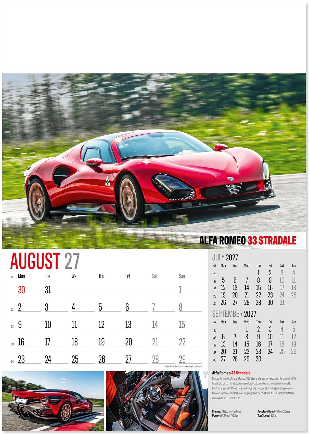 Marques of Distinction Wall Calendar