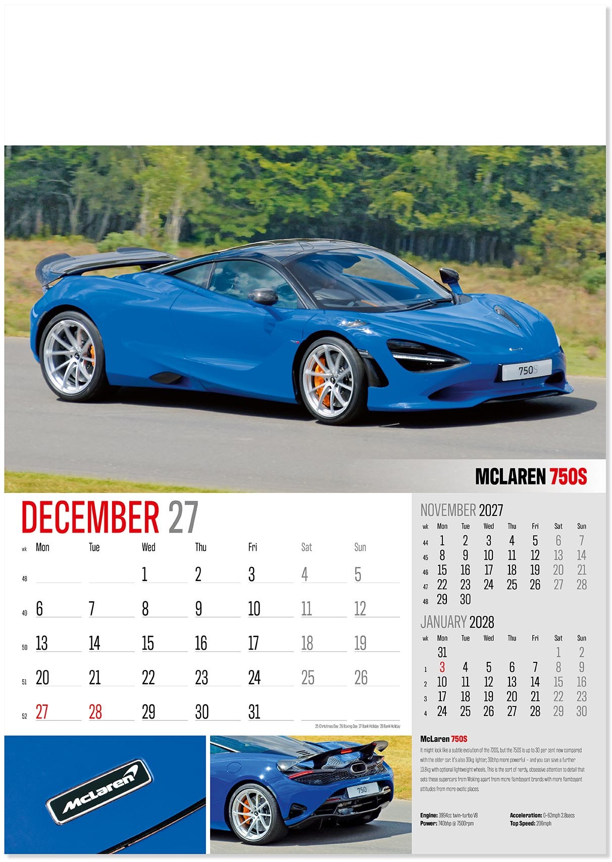 Marques of Distinction Wall Calendar
