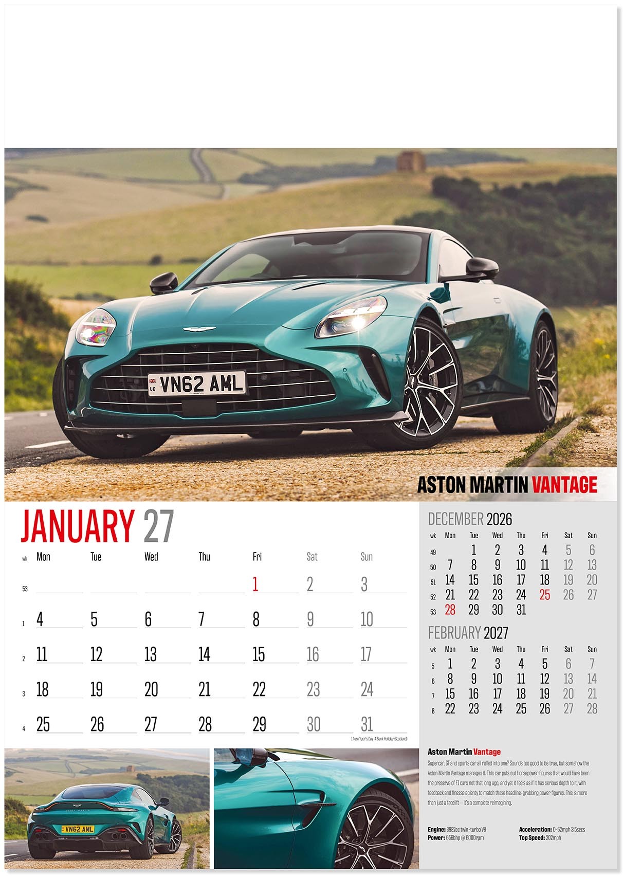 Marques of Distinction Wall Calendar