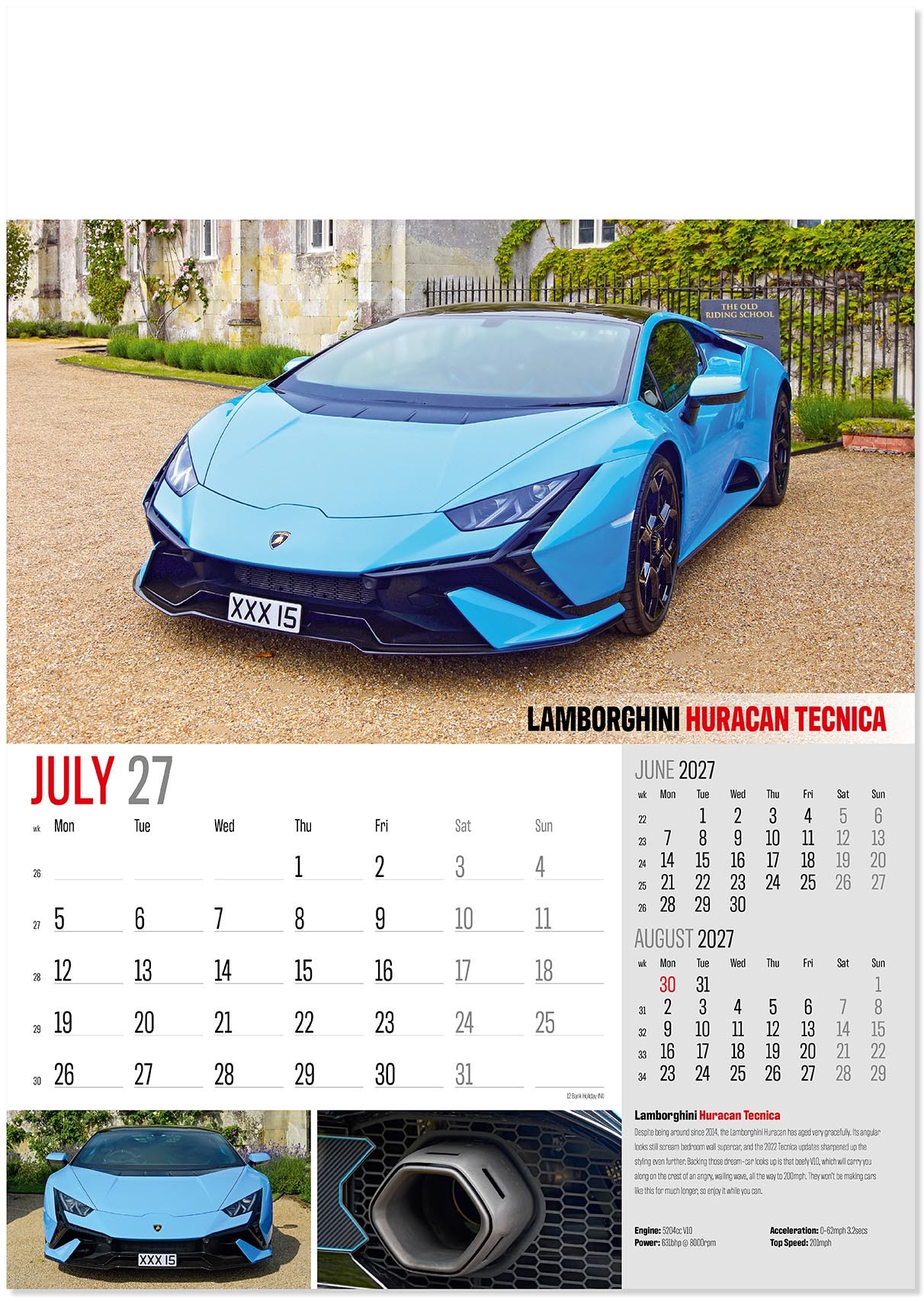 Marques of Distinction Wall Calendar