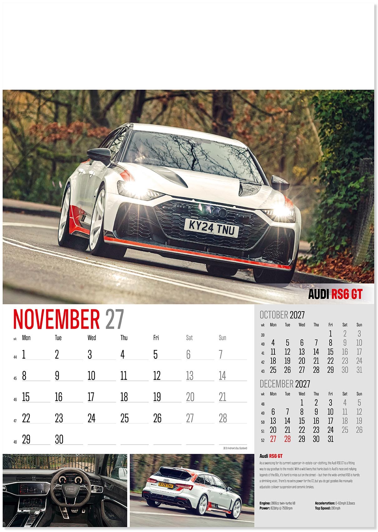 Marques of Distinction Wall Calendar