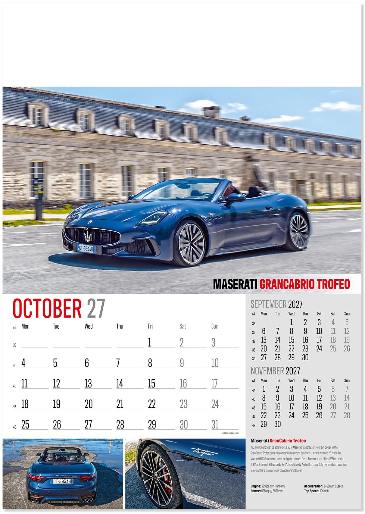 Marques of Distinction Wall Calendar