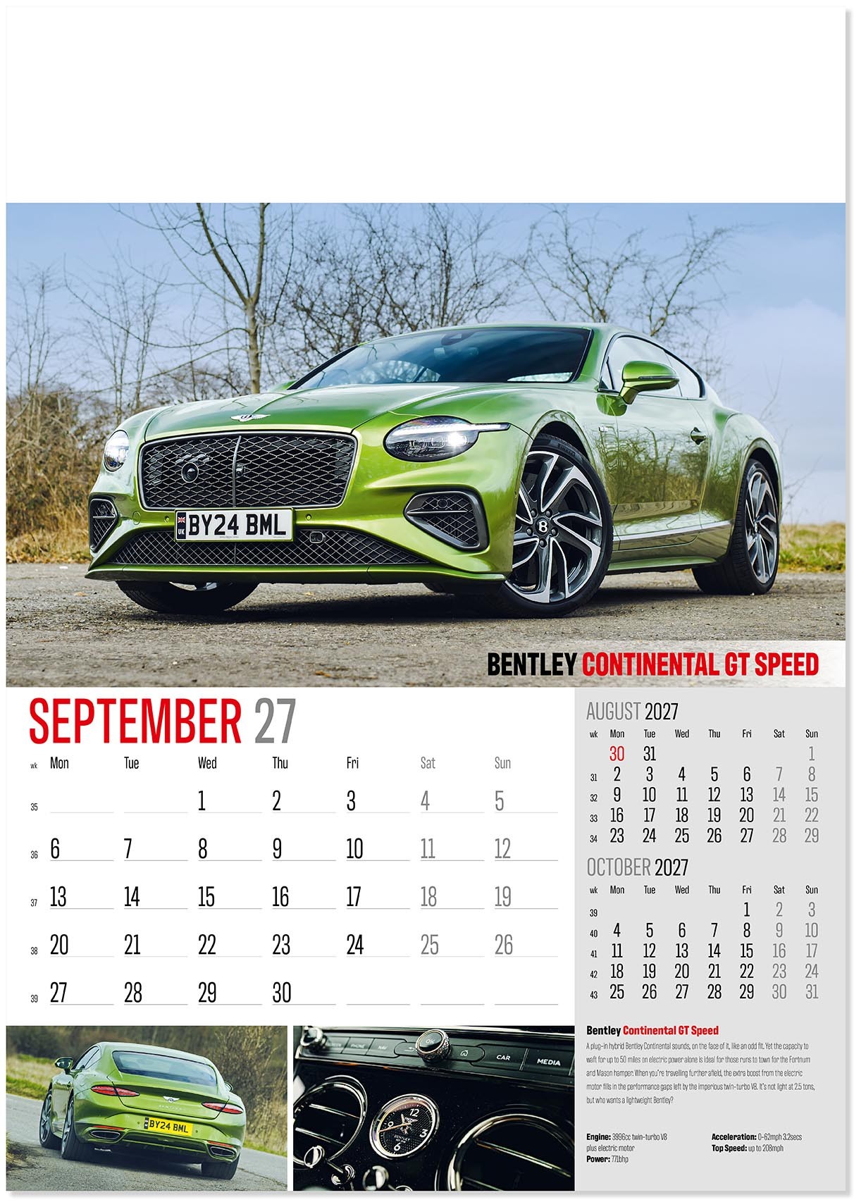 Marques of Distinction Wall Calendar