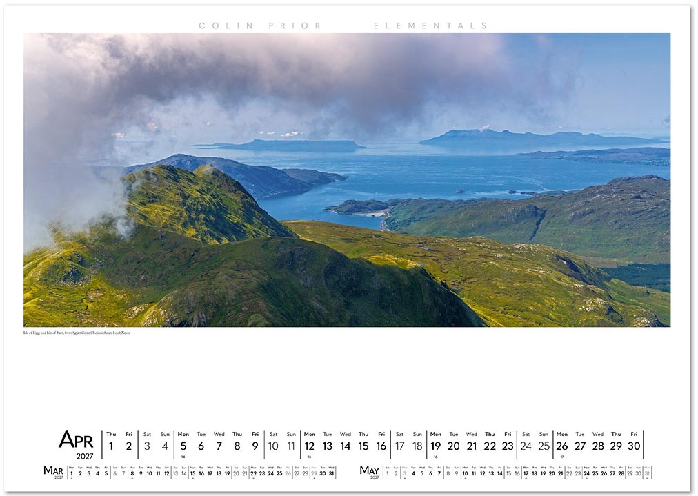 Colin Prior Elementals Wall Calendar