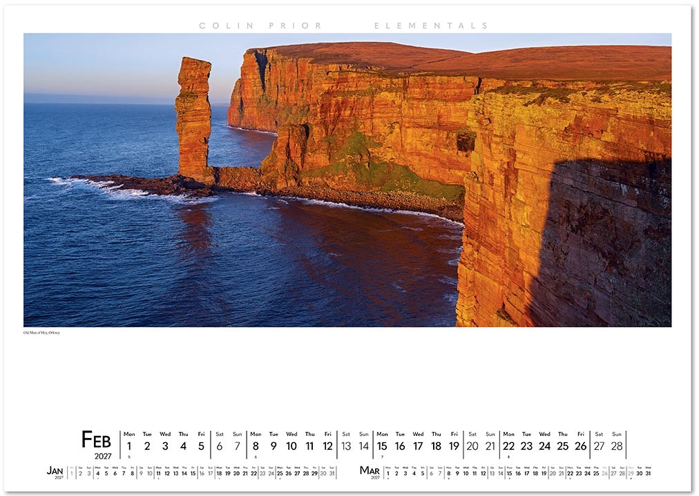 Colin Prior Elementals Wall Calendar