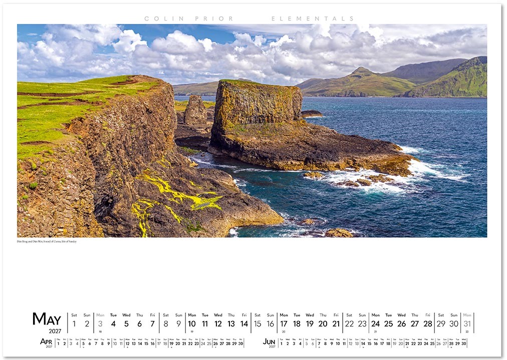 Colin Prior Elementals Wall Calendar
