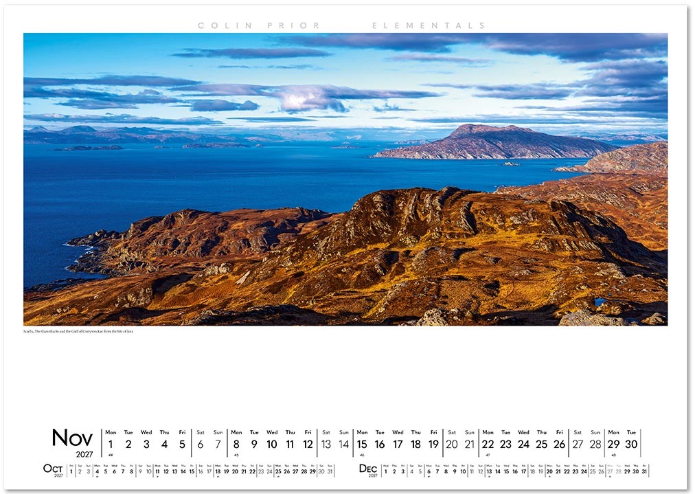 Colin Prior Elementals Wall Calendar