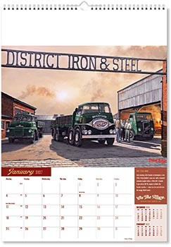 On the Move Wall Calendar