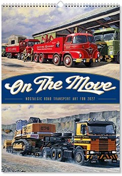 On the Move Wall Calendar