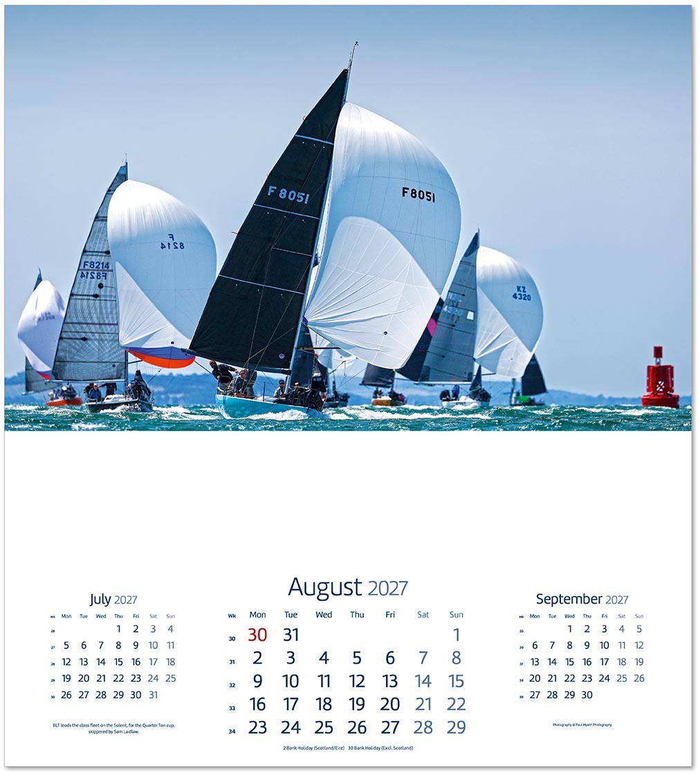 Spirit of Adventure Calendar