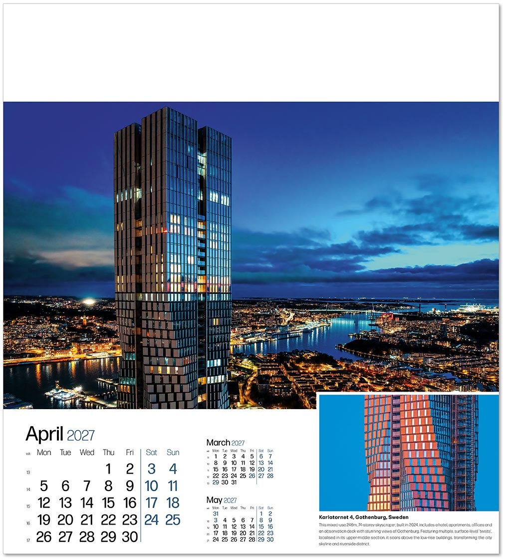 Iconic Structures Wall Calendar