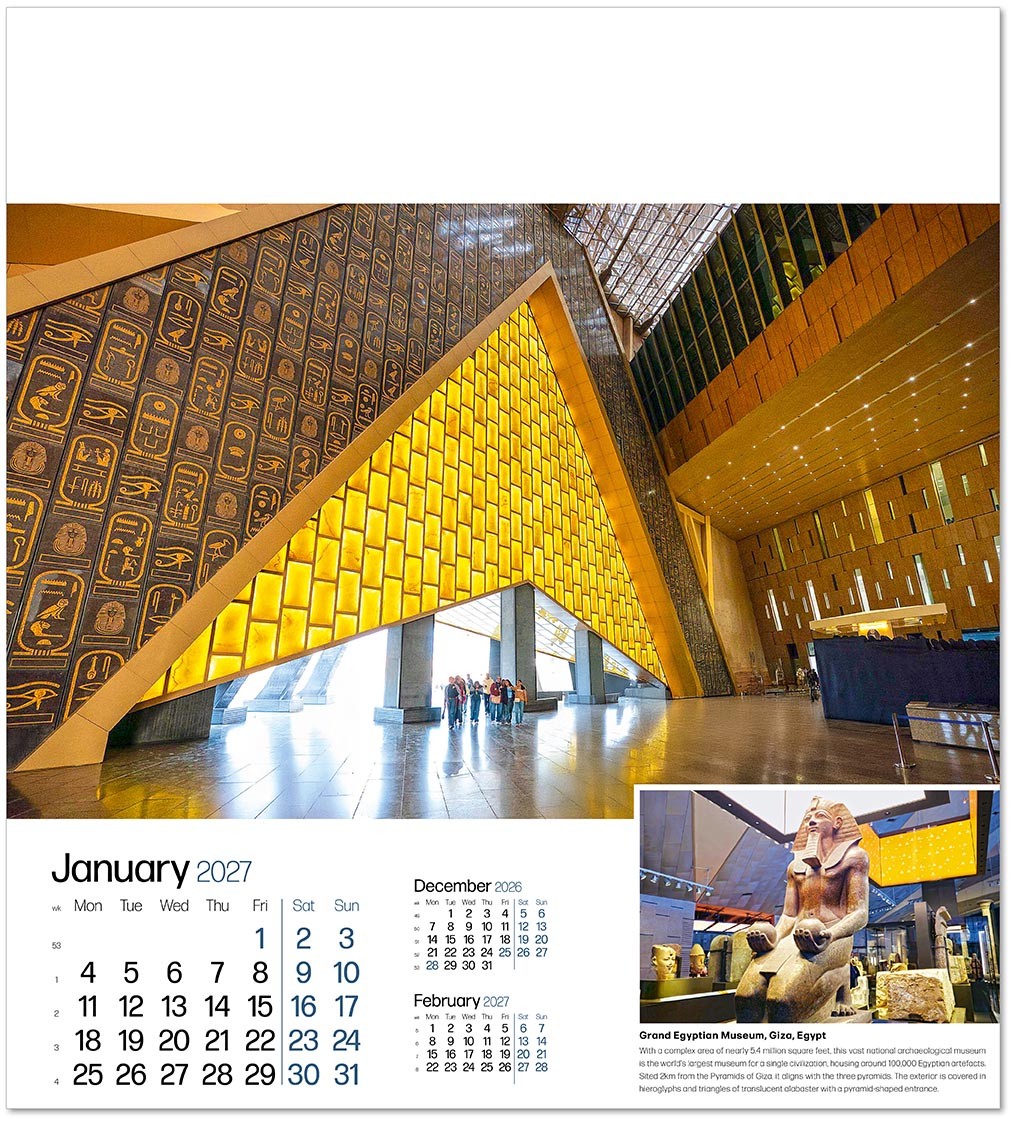 Iconic Structures Wall Calendar