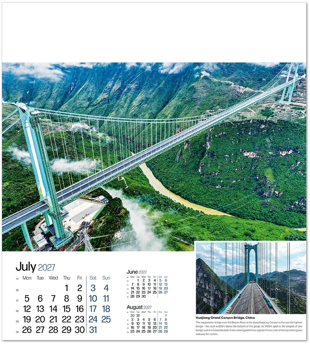 Iconic Structures Wall Calendar