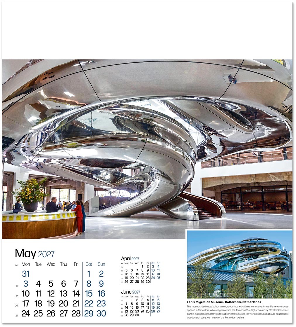 Iconic Structures Wall Calendar