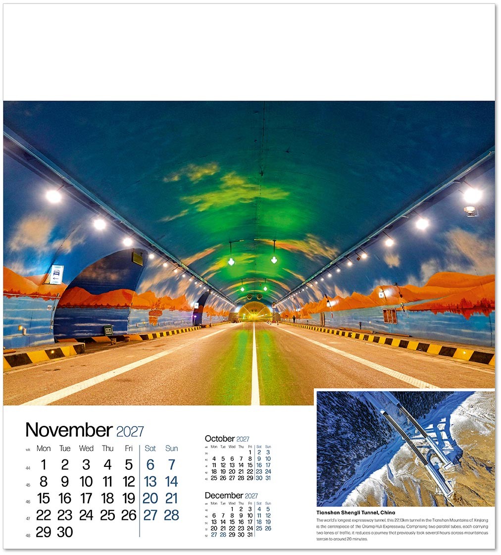 Iconic Structures Wall Calendar