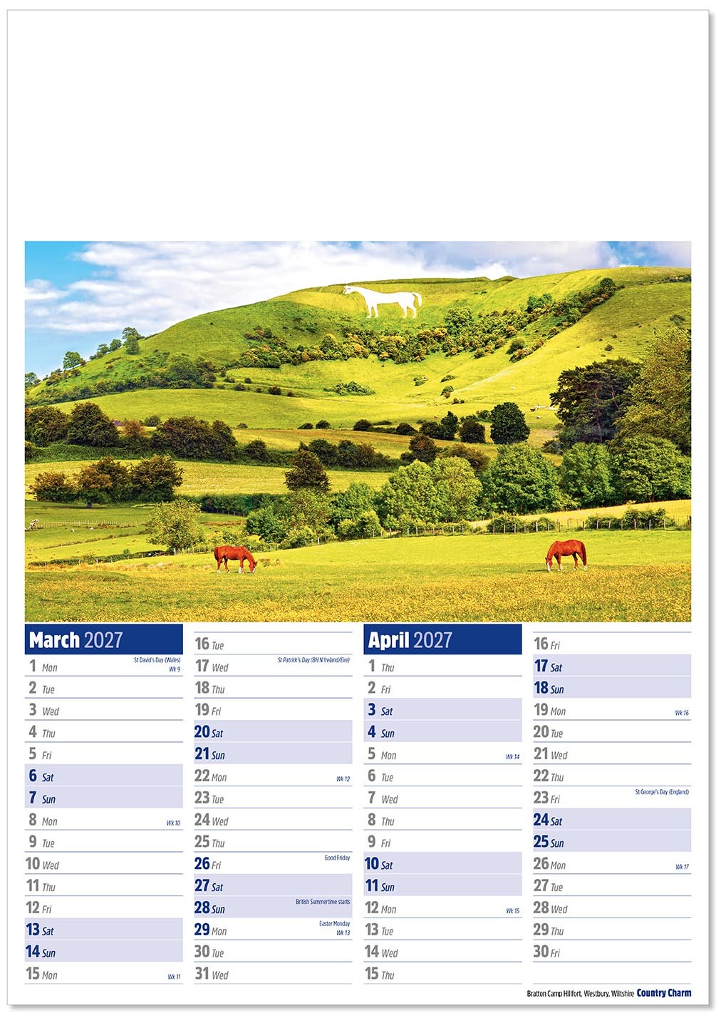 Country Charm Calendar