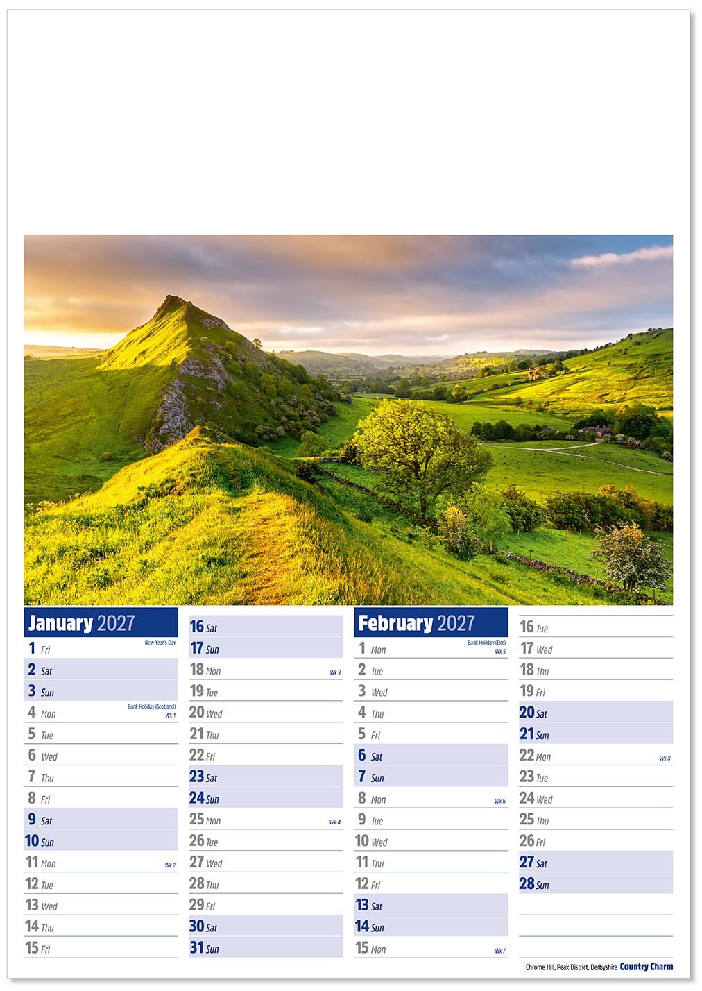 Country Charm Calendar