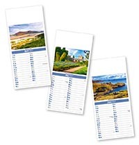Slimline Scotland Compact Calendar